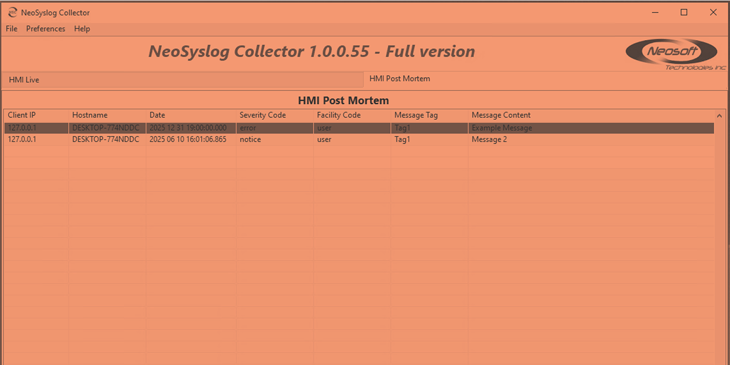 Cover NeoSyslog