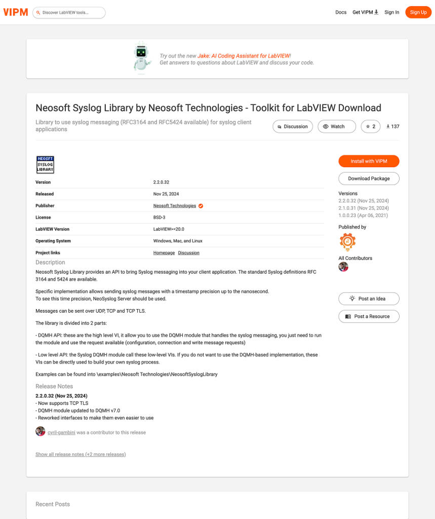 NeoSyslog-Library
